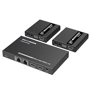 PremiumCord HDMI 1 4 Splitter Extender Via CAT6 6A 7 Ultra HD 4K