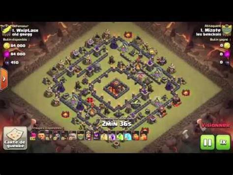 COC HDV 10 GDC 3 ETOILES YouTube