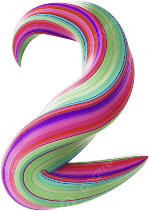 รูปหมายเลข 2 ทำจากลูกอมการ์ตูน PNG , แสดงตัวเลข, ภาพประกอบดิจิทัล, เลข ...