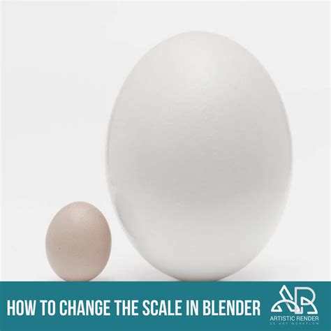 How To Change The Scale In Blender Artisticrender