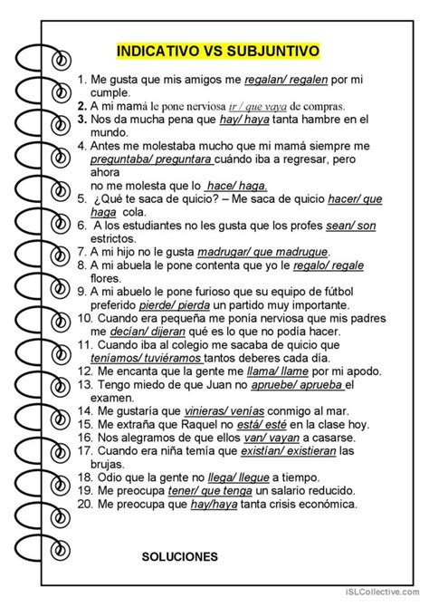 Probabilidad Subjuntivo O Indicativo Ejemplos Y Ejercicios Verbos En