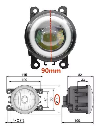 Faros Niebla Led Lupa 3d Aro Led Suzuki Jimny 2020 Al 2022 En Venta En