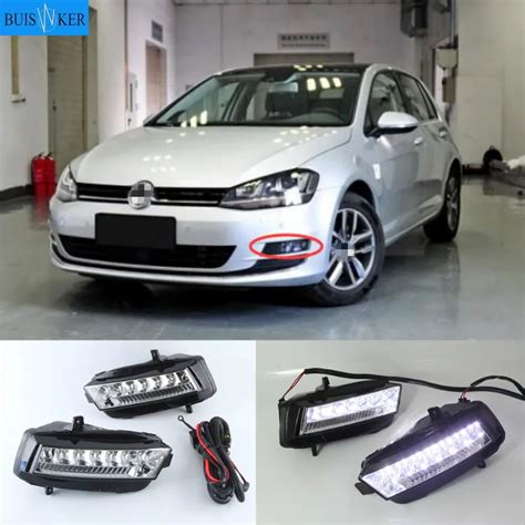 Juego de luces LED de circulación diurna para Volkswagen luces de día