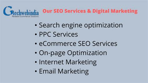 Ppt Best Digital Marketing Services Company Gtechwebindia Powerpoint Presentation Id9031280