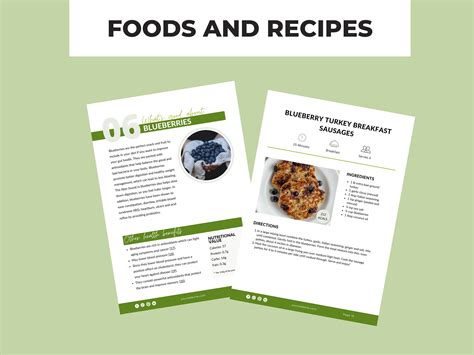 Foods For A Healthy Gut Nutrition Ebook Template For Health And