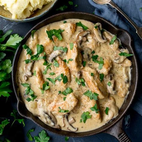 Creamy Chicken And Mushroom One Pan Casserole Nicky S Kitchen Sanctuary