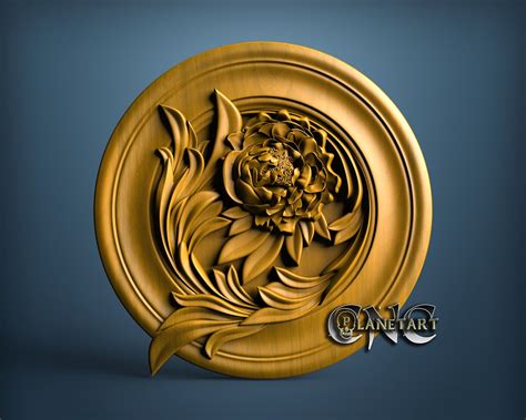 Rose 3d Stl Model 11217 Cnc Planet Art