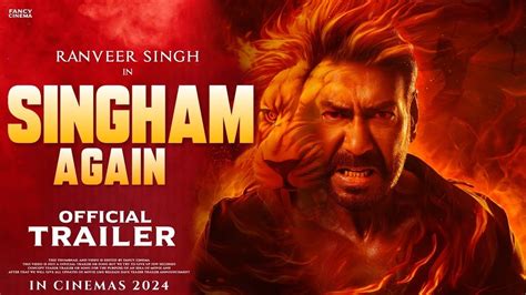 Singham Again Official Trailer Ajay Devgan Singham 3 Teaser Trailer