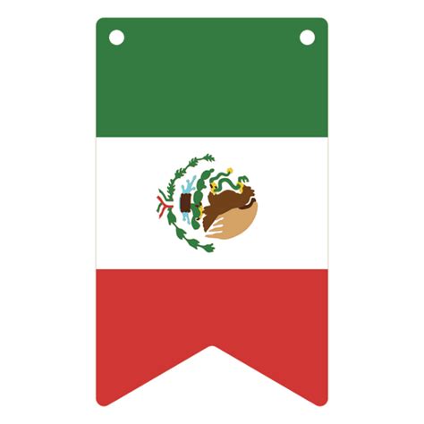 Design Png E Svg De Bandeirola Inspirada Na Bandeira Do México Para