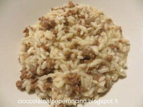 Cioccolato Al Peperoncino Risotto Con Durelli Di Pollo Cottura