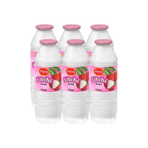 Pran Litchi Fruit Drink Pack Of By Camcall Hydration Drink X