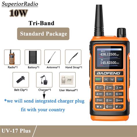 Baofeng Baofeng Uv Plus Walkie Talkie W Tri Band Wireless Copy