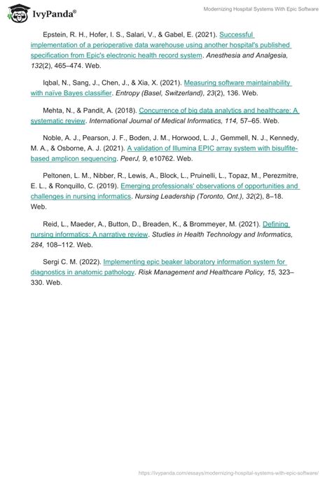 Modernizing Hospital Systems With Epic Software - 1621 Words | Essay ...