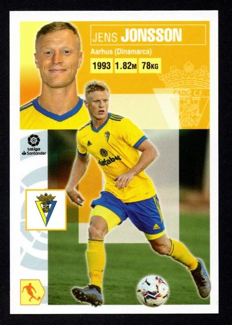 Jonsson Fichaje 16 Cadiz Cf Cromo La Liga Santander 2020 21 Este