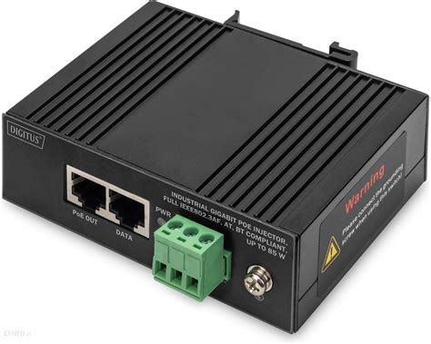 Digitus Industrial Gigabit Poe Injector Fullieee Af At Bt Compliant