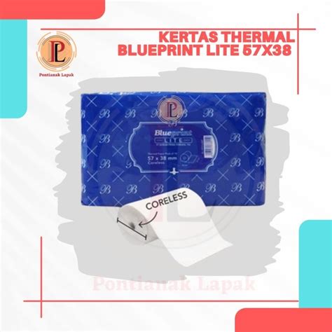 Jual Kertas Struk Thermal Blueprint Lite X Shopee Indonesia