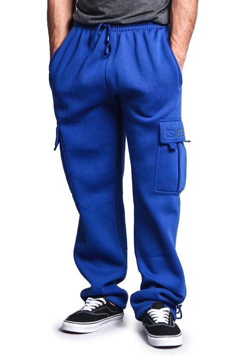 Men's Solid Fleece Cargo Pants – G-Style USA