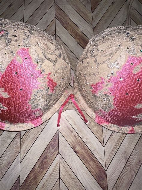 Y2k Victorias Secret Very Sexy Plunge Crystal Lace Ho… Gem