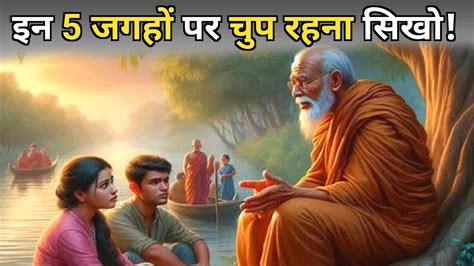 इन 5 जगहों पर चुप रहना सीखो Buddhist Story On Silence Gautam Buddha