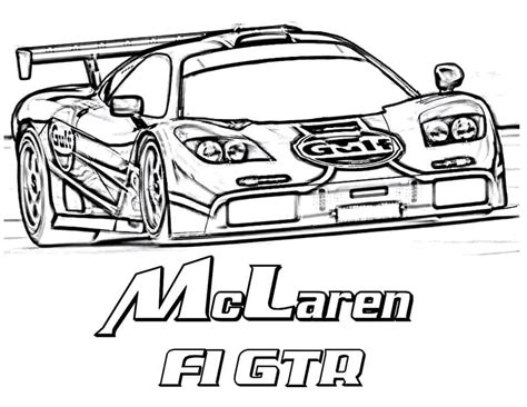 Top 20 Printable McLaren Coloring Pages - Online Coloring Pages