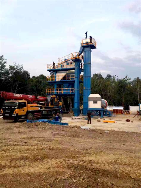 Aimix Alq80 Asphalt Batch Mix Plant Has Been Installed In Indonesia