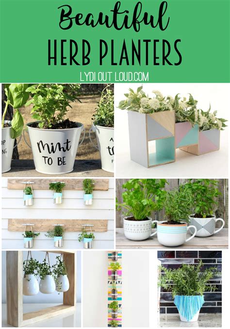 20 Amazingly Creative Herb Planters Lydi Out Loud