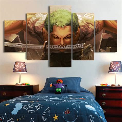 Anime One Piece Posters And Prints Cartoon Figure Canvas Pictures