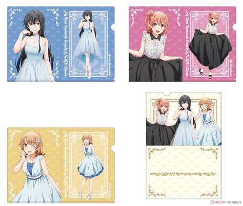 やはり俺の青春ラブコメはまちがっている。完 クリアファイルセット ドレスver キャラクターグッズ 商品画像1