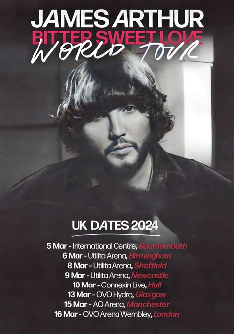 James Arthur World Tour Sella Daniella