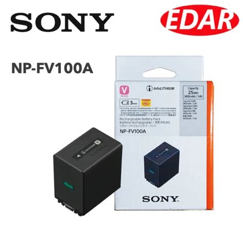 Sony Np Fv100a V Series Rechargeable Battery Pack Lazada