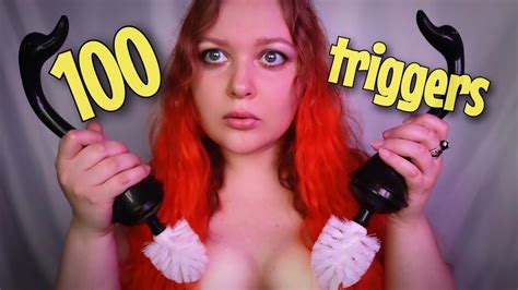 Fast Asmr 🤪 100 Triggers In 1 Min 🤪 100 Triggers In 60 Sec 🤪 Youtube