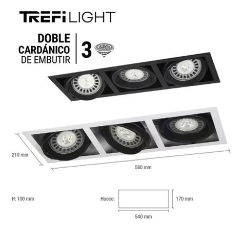 Spot De Embutir Cardanico Luces Ar Trefilight