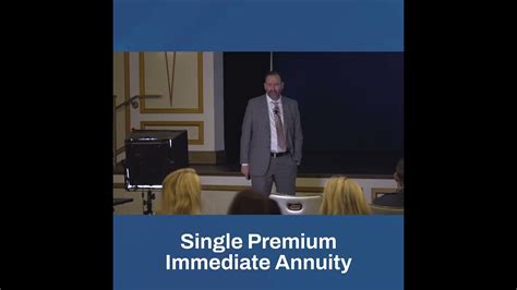 Single Premium Immediate Annuity Youtube