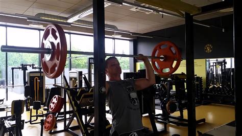 Strict Overhead Press Ohp 3x725kg160lbs Youtube