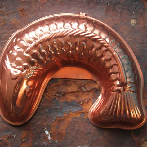 Copper Fish Mold Etsy