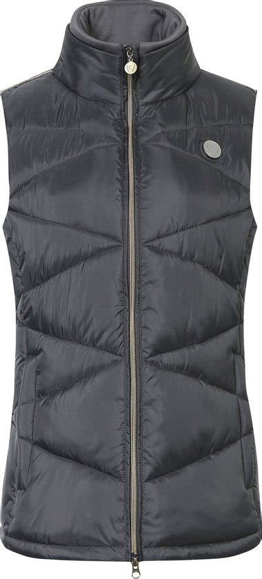 Covalliero Bodywarmer Quilted Donkergrijs M Bol