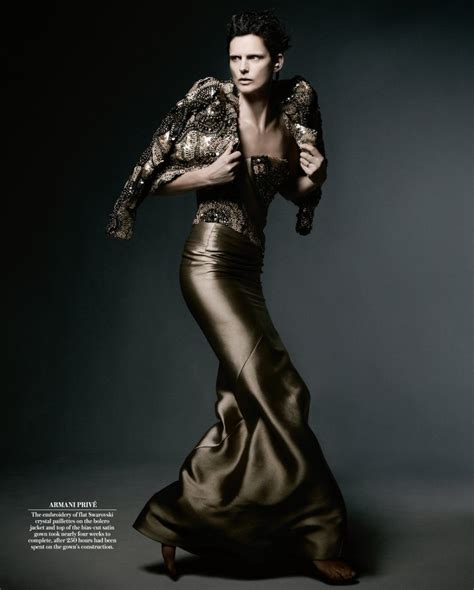 Stella Tennant Poses In Couture For Wsj Magazine Shot By Daniel