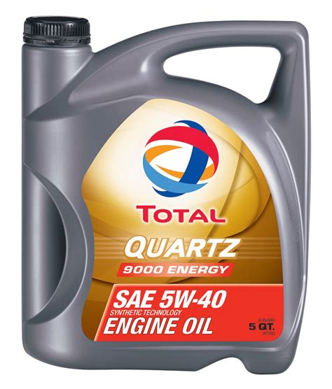 Buy Total 184952 5QT Quartz 9000 Energy ACEA API 5W 40 Engine Oil 5