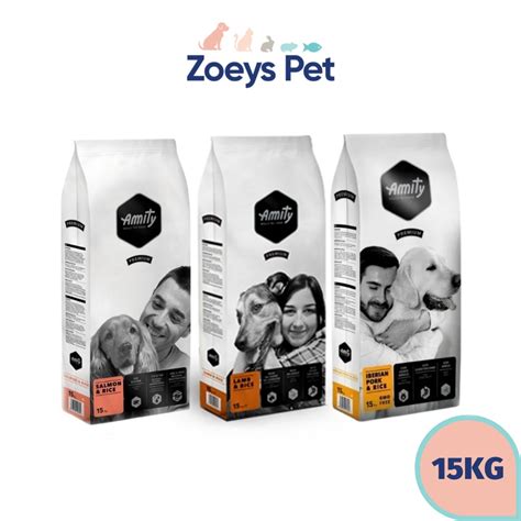 Amity Dry Dog Food 15kg Lamb Pork Salmon Shopee Malaysia