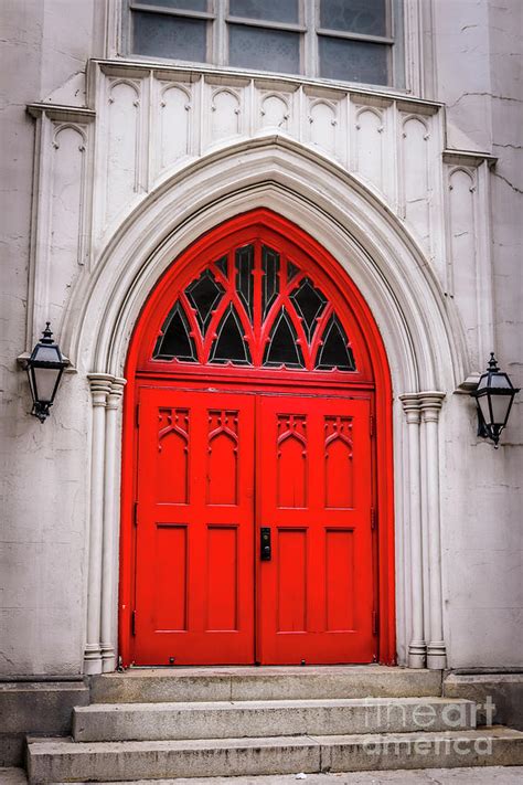 The entrance of the Church of the Epiphany in Washington DC Photograph ...