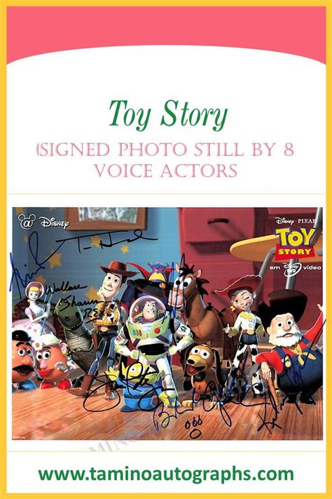 Toy Story Autographs Signed Photo Still By 8 Voice Actors Signed Photo Comedy Films Voice