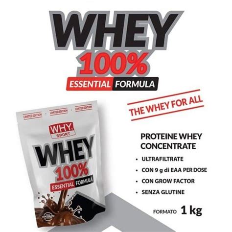 Why Sport Essential Whey Kg Vitaminsport Di Yuri Del Giudice