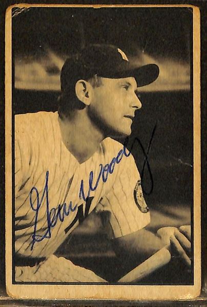 Lot Detail Lot Of 4 Signed 1953 1954 Bowman Baseball Cards W Bob