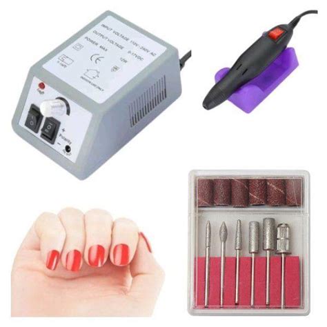 Kit Manicure Pedicure Profissional Micro Ferramenta Elétrica Bivolt Ac 110 A 240v 20000 Rpm