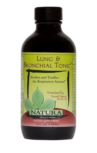 Lung And Bronchial Tonic 4oz Natura Natures Fix