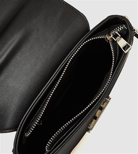 Buy Tyra Solid Crossbody Bag With Keychain In Black Thstreet Uae