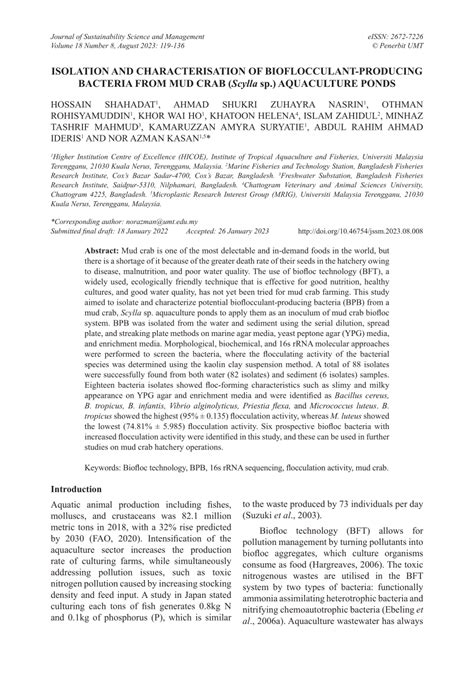 Pdf Isolation And Characterisation Of Bioflocculant Producing