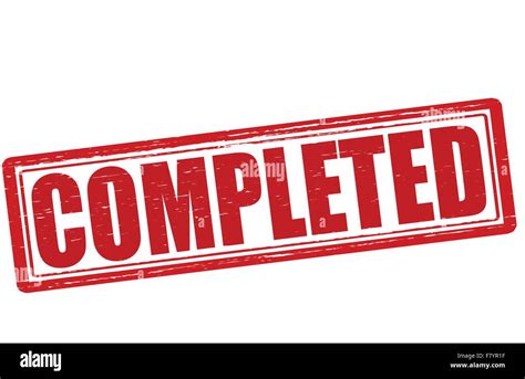 Completed Rubber Stamp Hi Res Stock Photography And Images Alamy