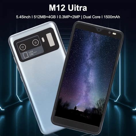 ASHATA M12 Ultra Unlocked Android Cellphone Face Recognition Smartphone