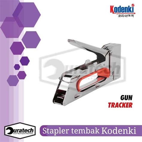 Jual Stapler Gun Tracker Kodenki Alat Staples Jok Motor Sofa Kain Tirai